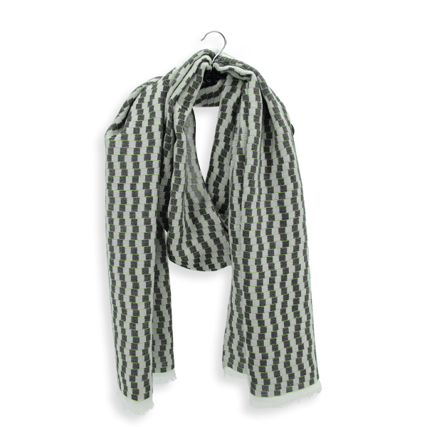 Desert-black-white-rayon-cotton-men’s-scarf