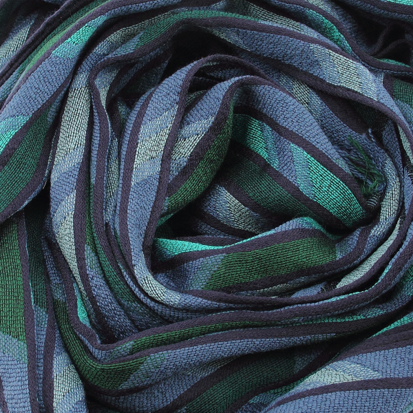 Melbourne-blue-marine-silk-wool-men’s-scarf
