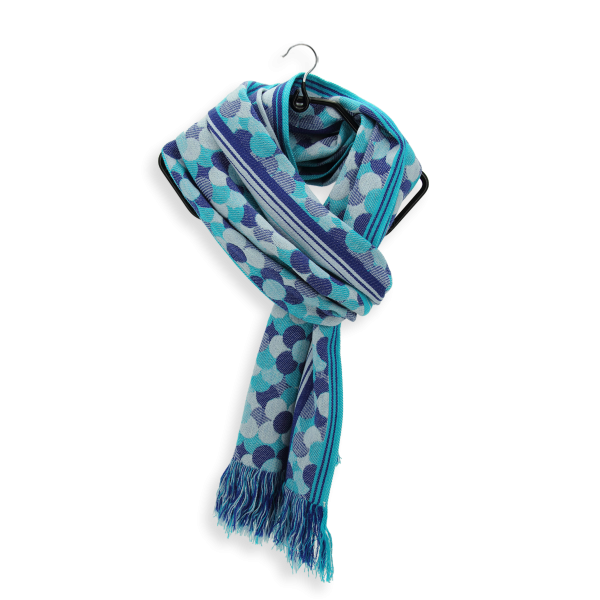 Hip hop-blue-wool-children’s-scarf