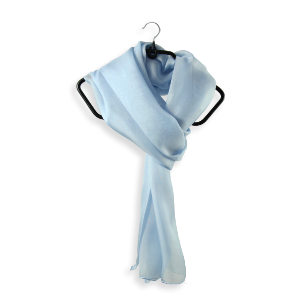 Blue-sky-silk-wedding-women's-airy scarf