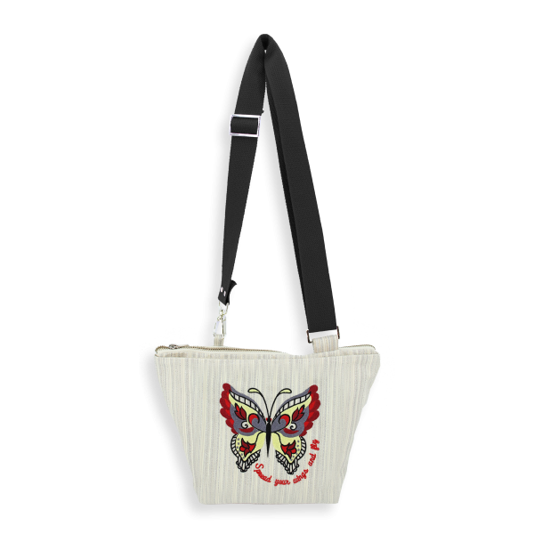 Silver-Butterfly-women’s-embroidered-woven-shoulder bag