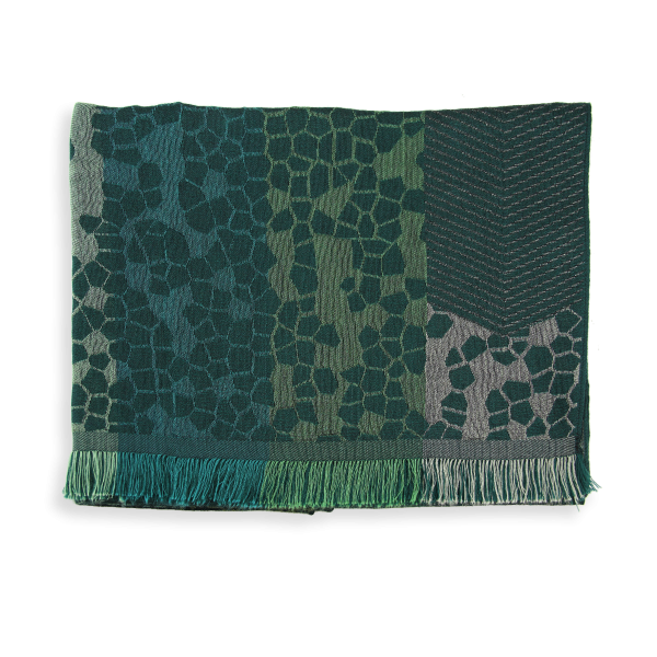 Green-100% natural-women’s-scarf-Charme