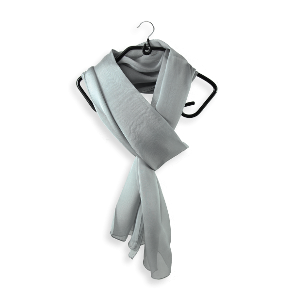 Grey-silk-wedding-women's-airy scarf
