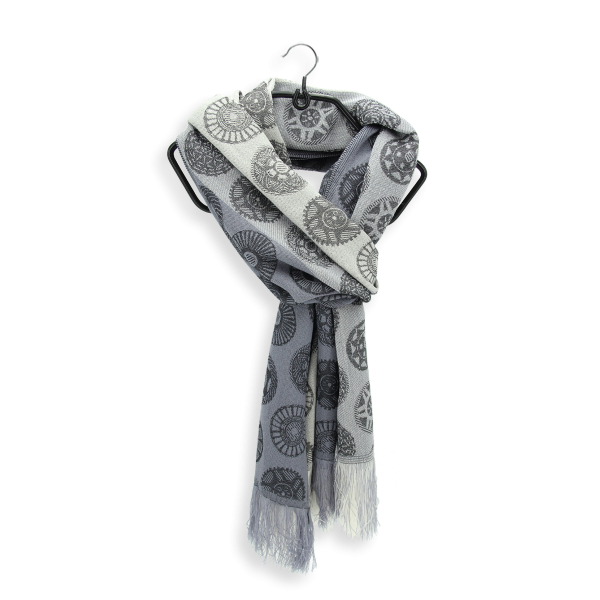Grey-wool-men's-scarf-Chrono