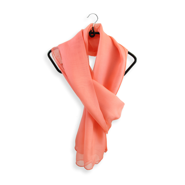 chiffon-silk-woman-scarf-plain-peach-pink-743A