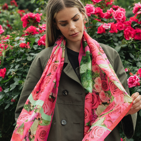Women's-silk-cotton-pink-printed-stole-Roses