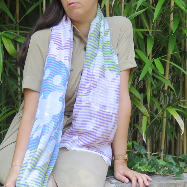 Woman-scarf-silk-coton-modal-Ephese-purple-blue-1A