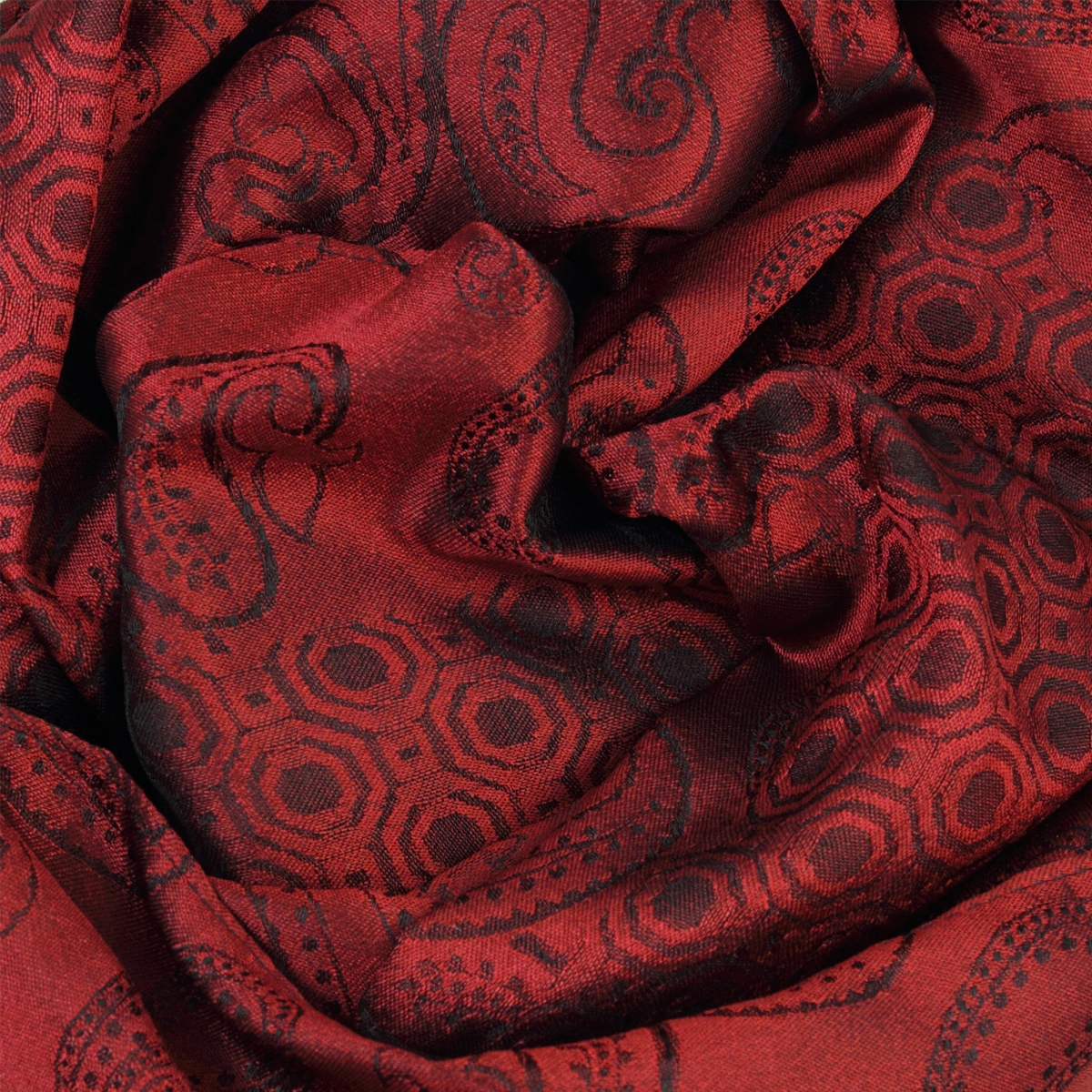 Karriere Midlertidig deltager Luxury men's silk red scarf | Ultra stylish