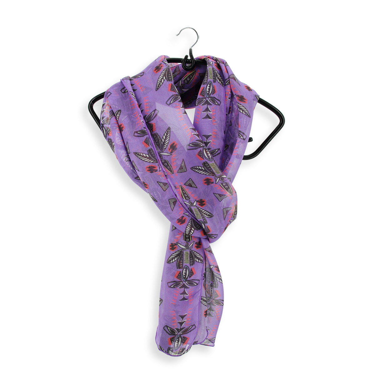 Timeless women?s 100% silk printed scarf | French chic and elegance